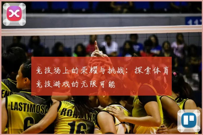 竞技场上的荣耀与挑战：探索体育竞技游戏的无限可能