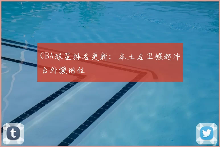 CBA球星排名更新：本土后卫崛起冲击外援地位