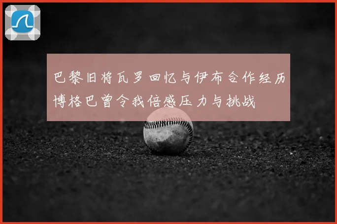 巴黎旧将瓦罗回忆与伊布合作经历博格巴曾令我倍感压力与挑战