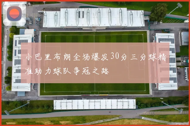 小巴里布朗全场爆发30分三分球精准助力球队争冠之路
